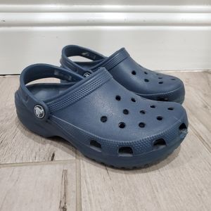 Blue crocs